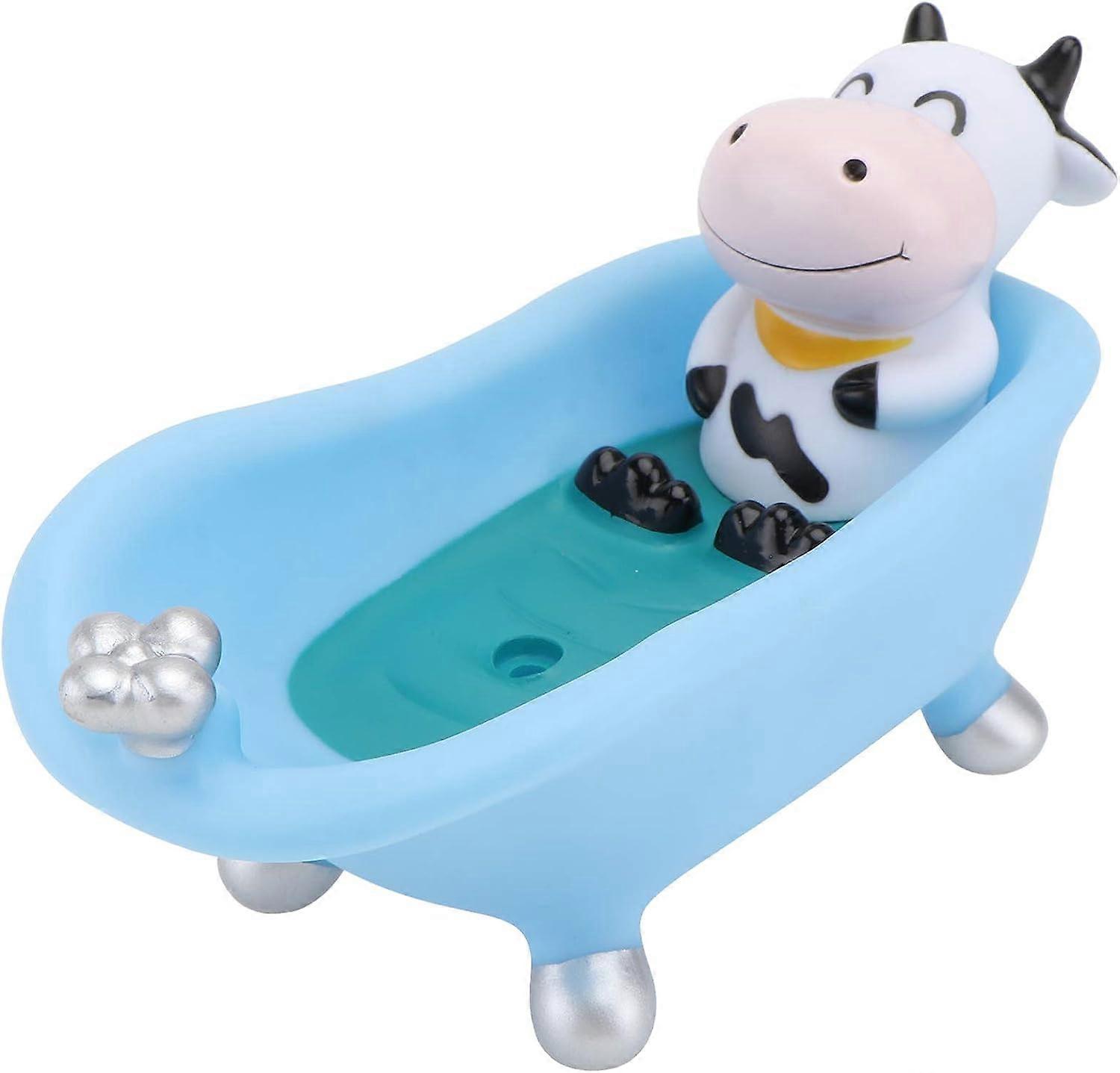 Plastic Soap Dish for Bathroom Shower Kitchen Sink Blue