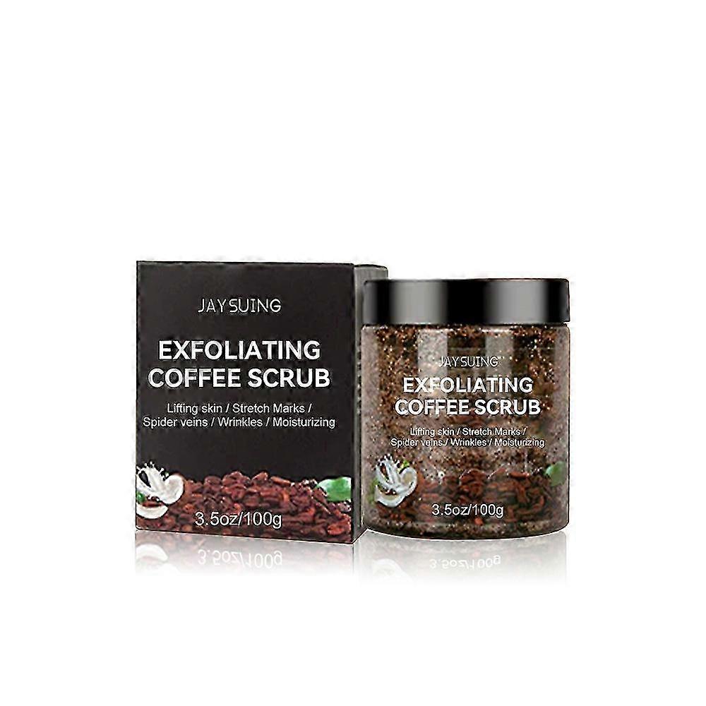 Kaffe Scrub Body Scrub Cream Døde Havsalte Scrub til eksfoliering