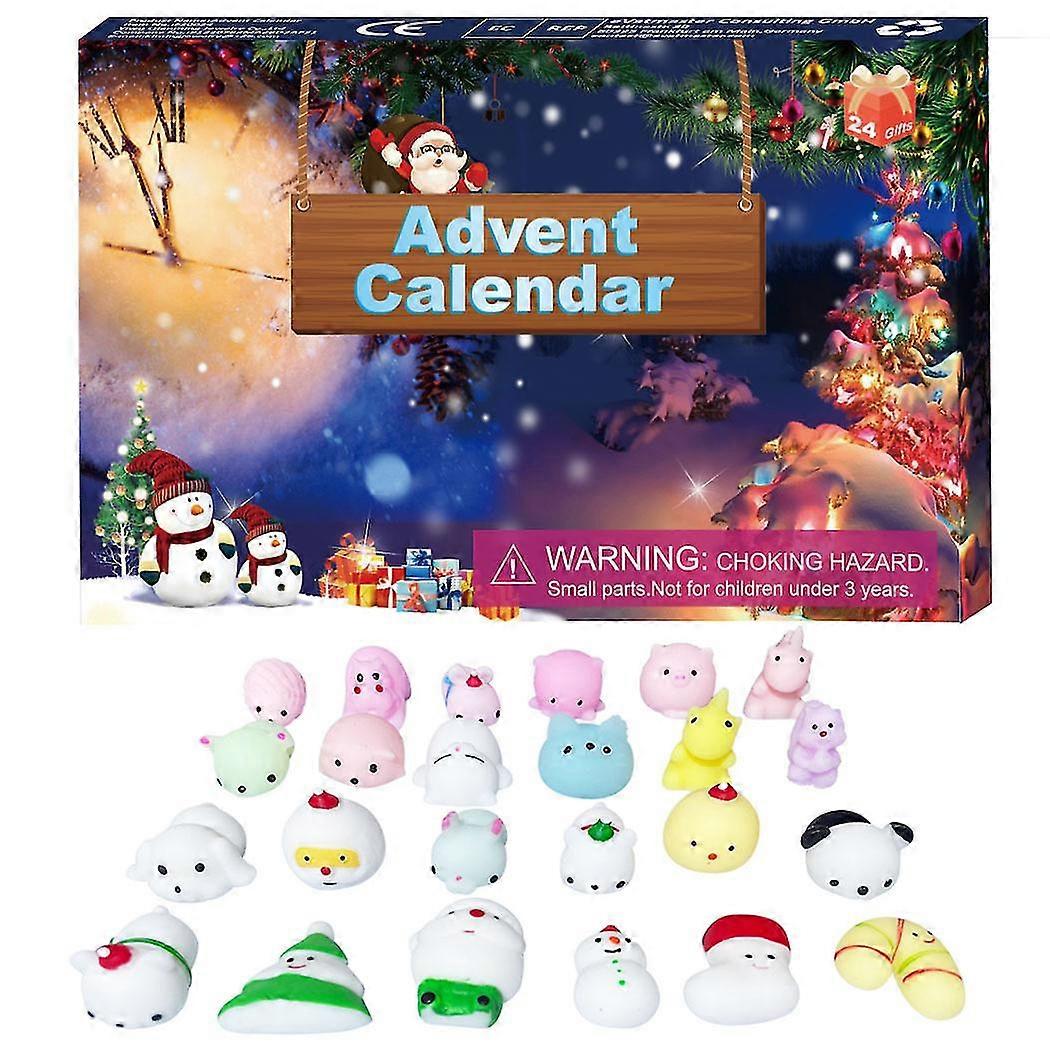 クリスマスアドベントカレンダー24日漫画のおもちゃの装飾品カウントダウンカレンダー