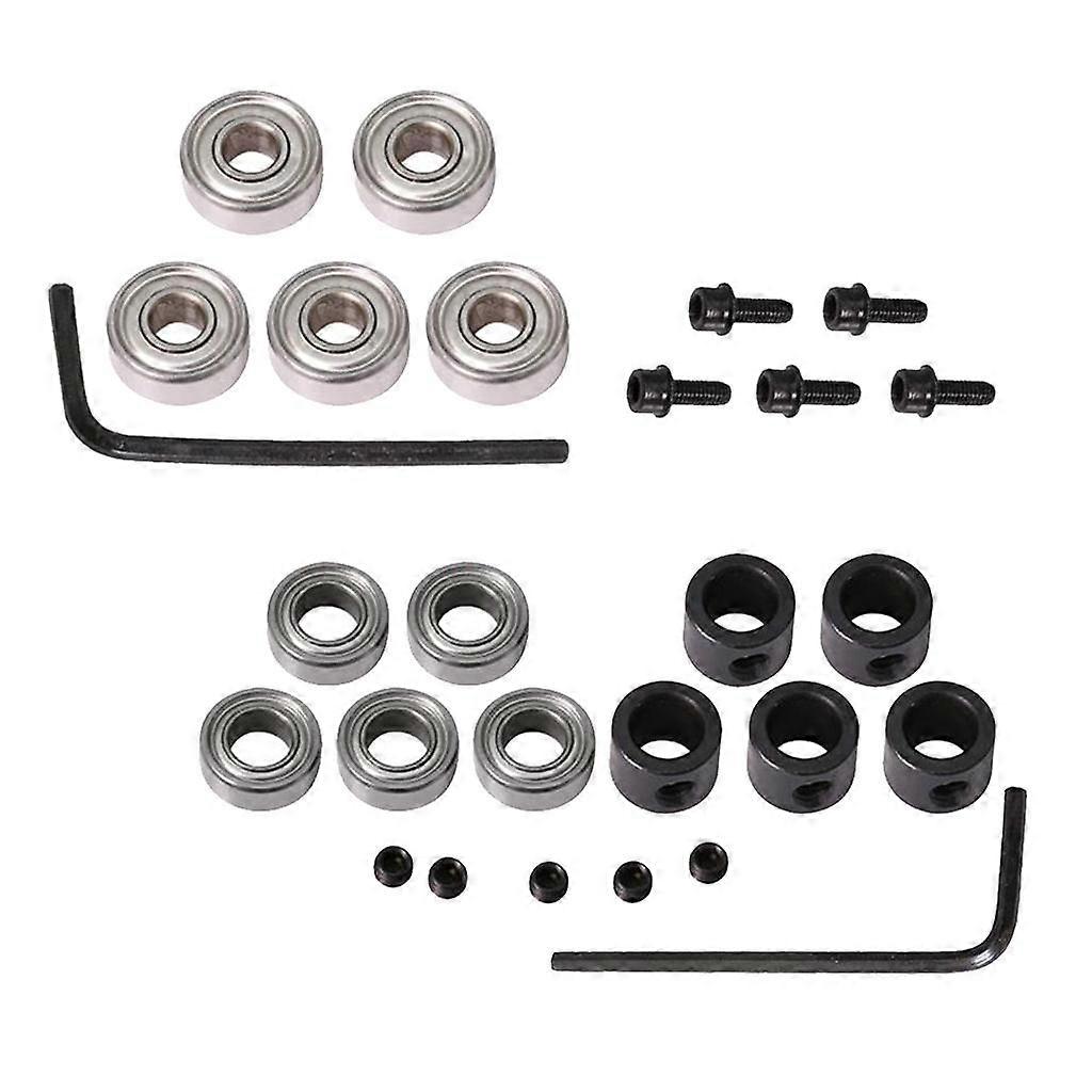 2 Set Router Bit Top And Shank Bearings Accessory Set