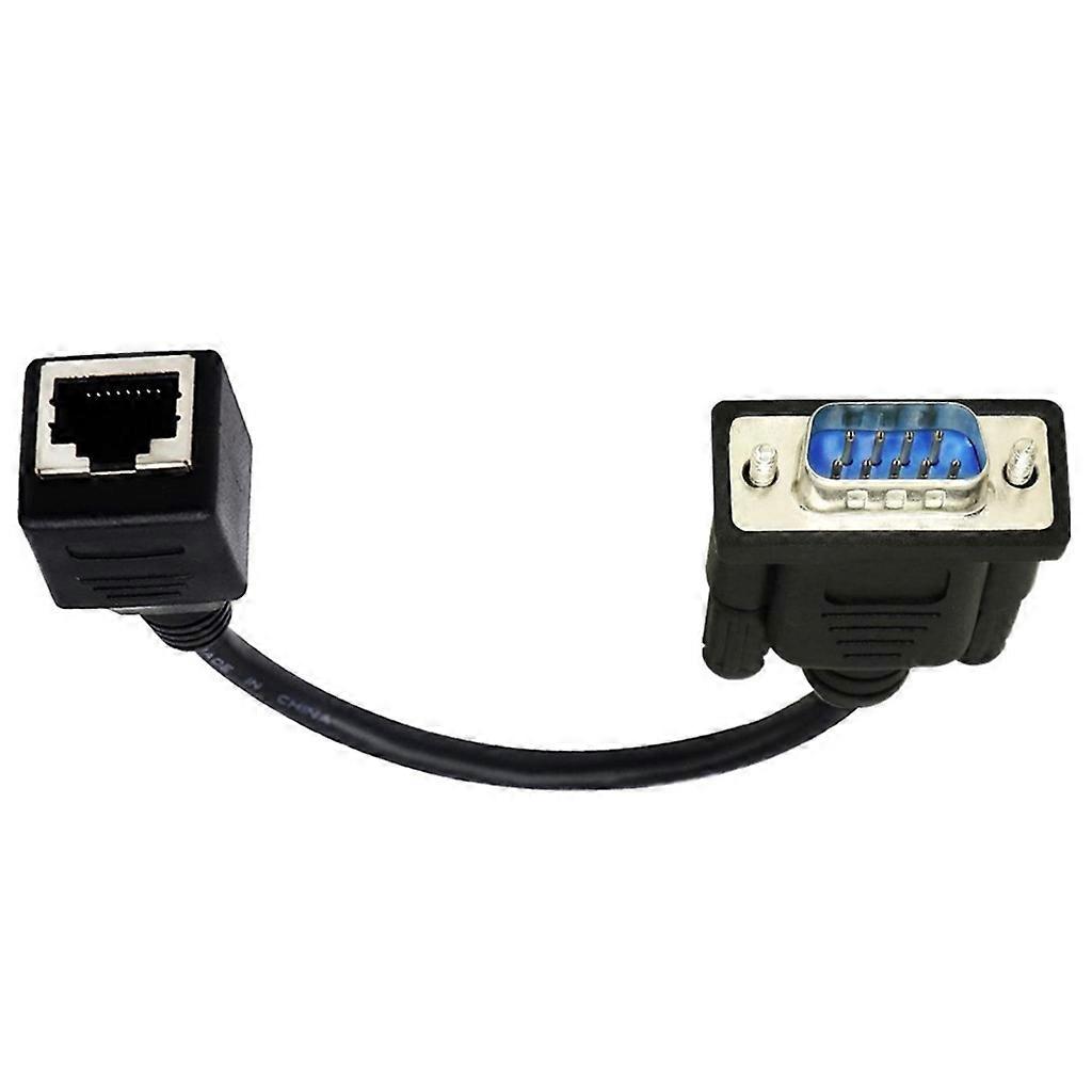 DB9 RS232 σε RJ45 Extenders Couplers Extenders Adapters DB9 9Pin Connectors