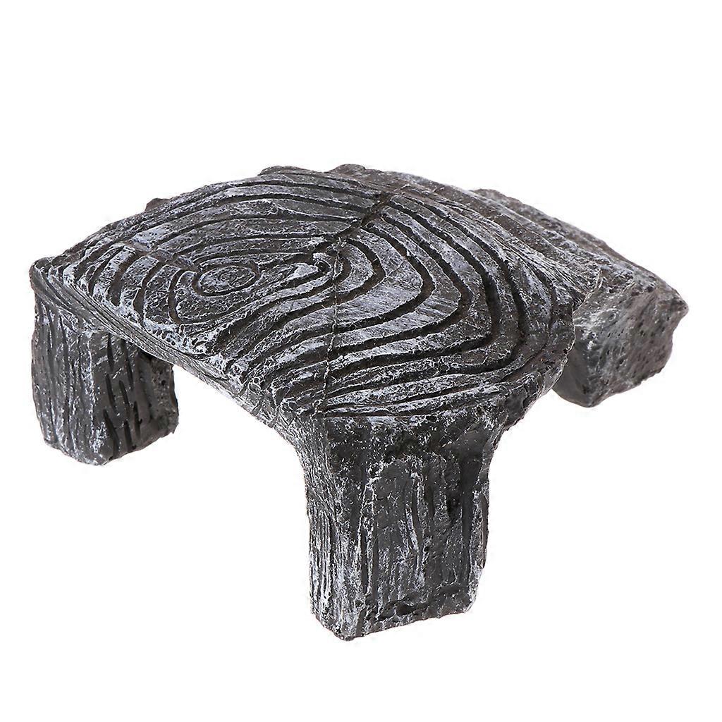 Stable Turtle Basking Platform Realistic Resin Rock Resting Island Dock