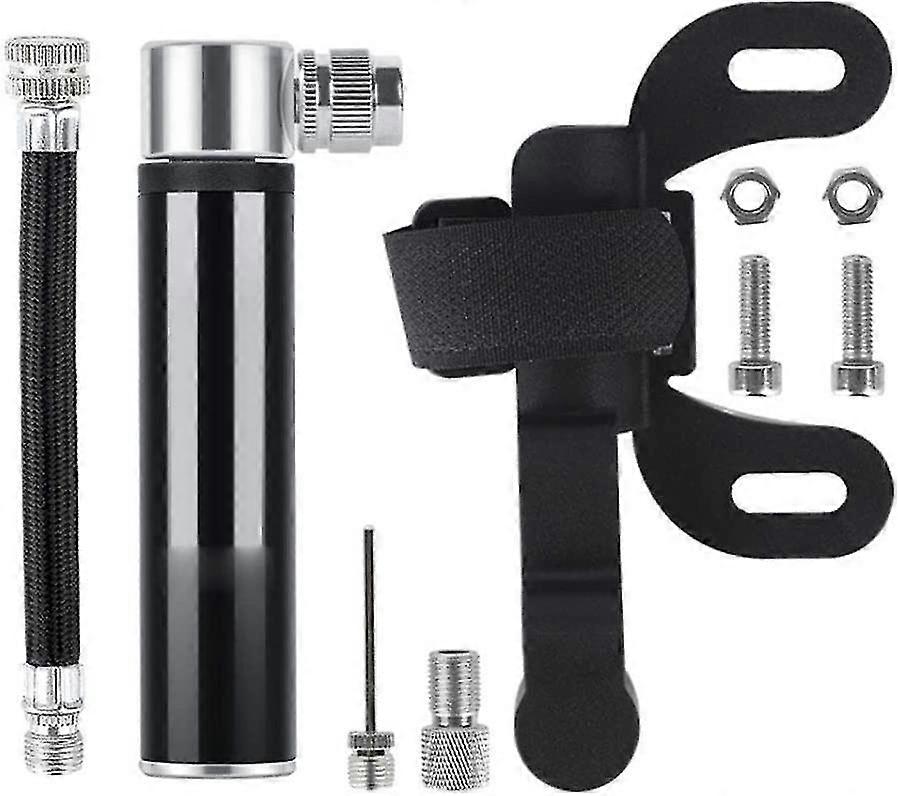 High Pressure 120 Psi Aluminum Alloy Portable Mini Bicycle Pump Compatible With And For Road Bi