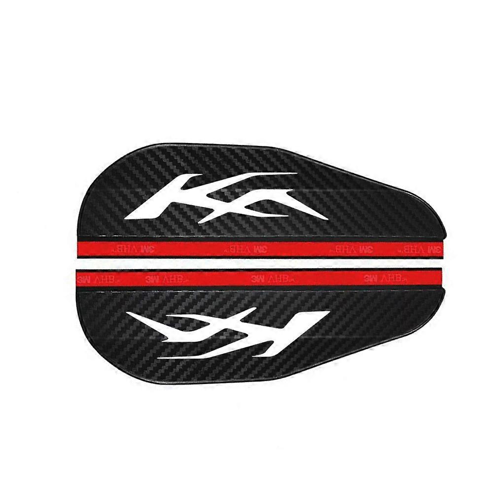 2x Car Rearview Mirror Rain Eyebrow Accessories Rain Shield Rain Cover Carbon Fiber Rear View Side Mirror for Ford KA