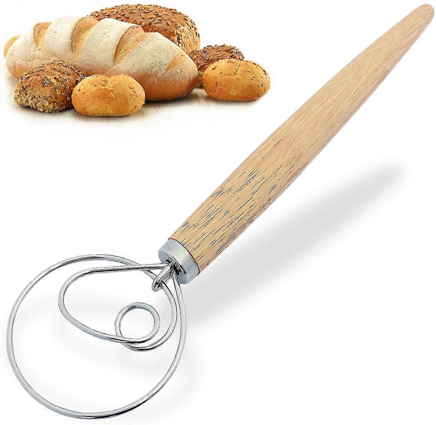 Dough Whisk - Bread Making Tools - Bread Dough Mixer Hand