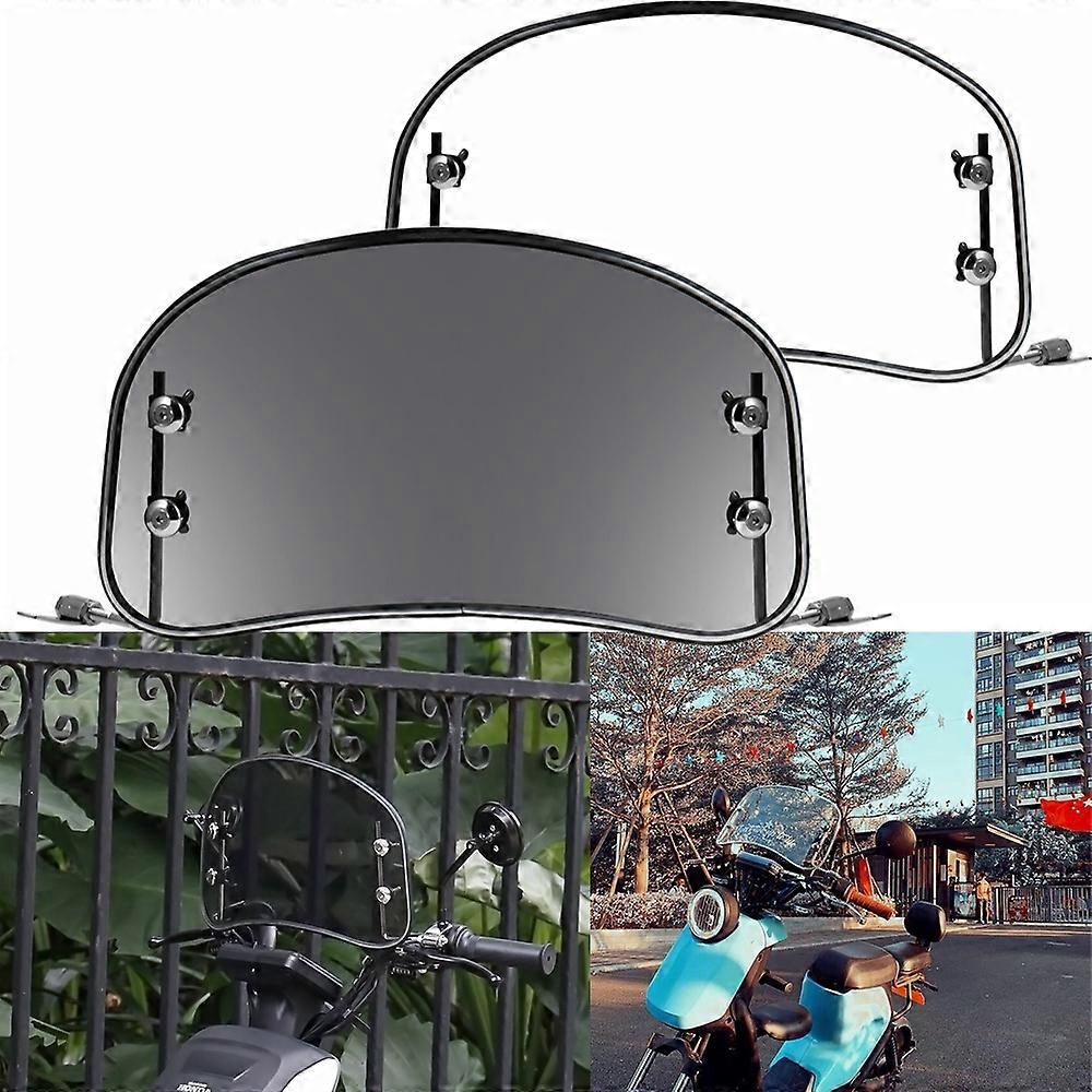 Motorcycle Windshield Universal Scooter Windscreen Wind Deflector Screen Windshield Spoiler Air Deflector