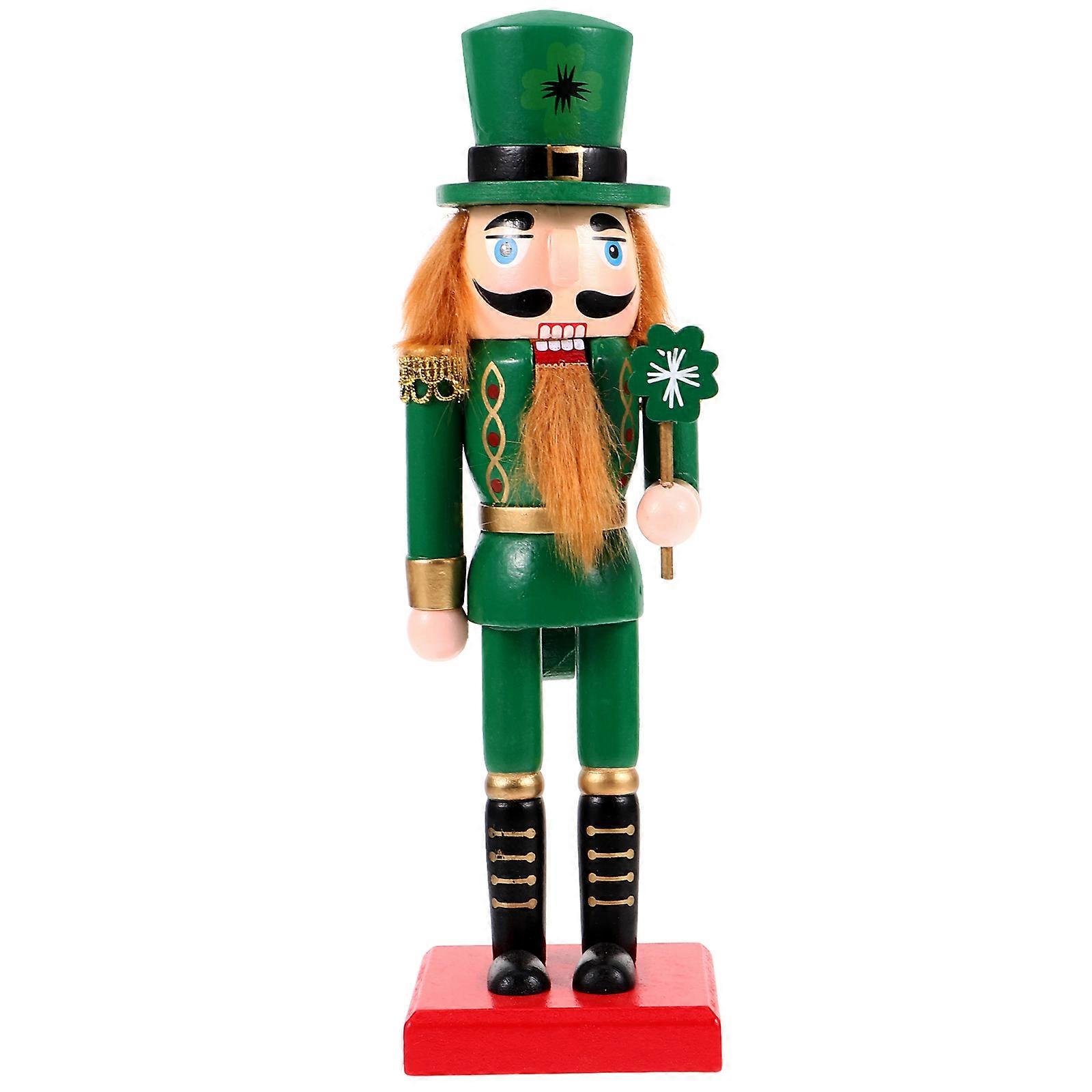 Decoracion Para Mesa De Navidad Patrick S Day Soldier Doll Patrick S Day Nutcracker Santa Clause Nutcracker