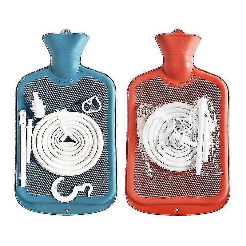 القولون تطهير حقنة شرجية حقيبة مع أنابيب زجاجة ماء ساخن دش Douche المنزل الكبار حقنة شرجية كيت