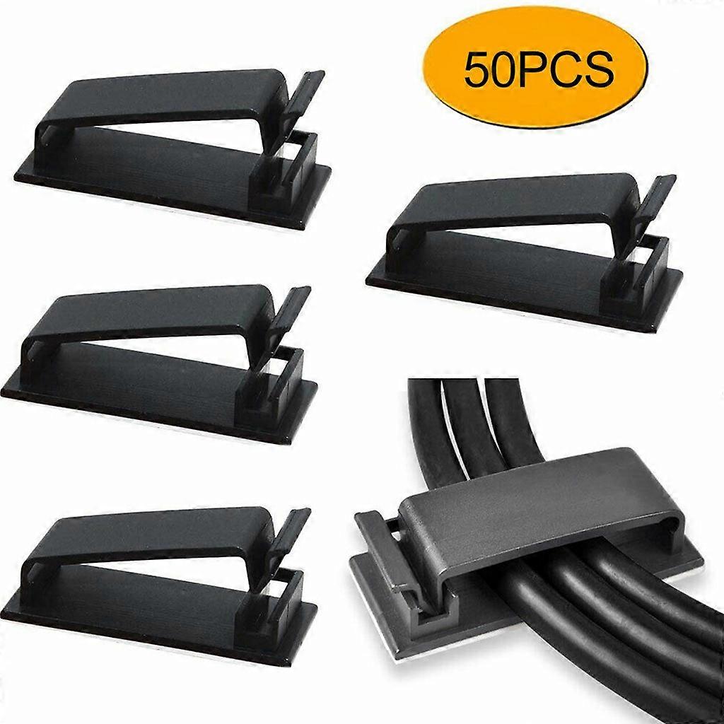 Cable Clips Organizer Drop Wire Holder Cord Management Self-Adhesive Cable