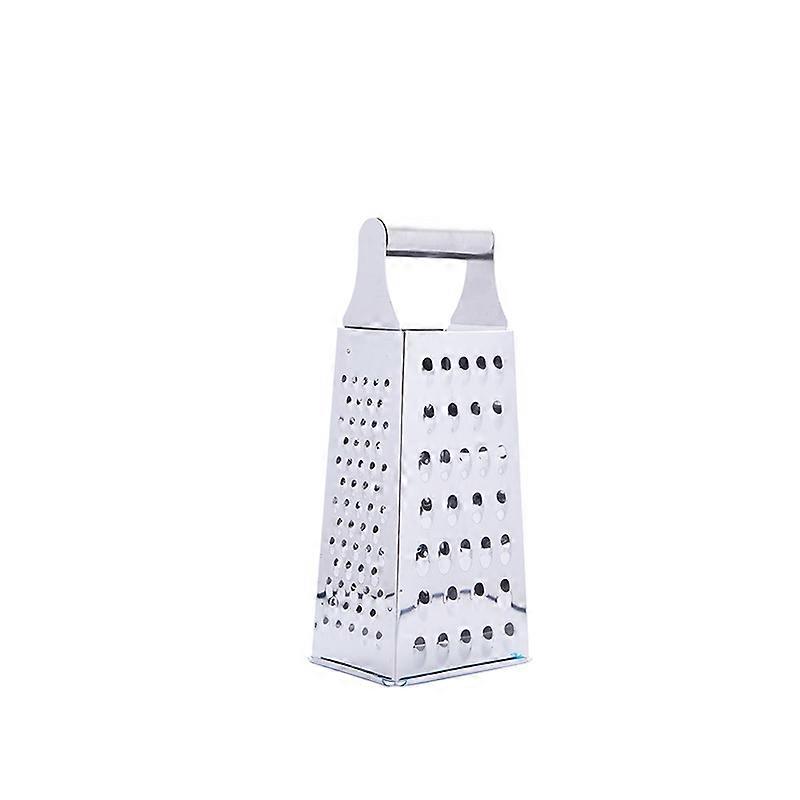 4 Sided Grater, Stainless Steel, Silver