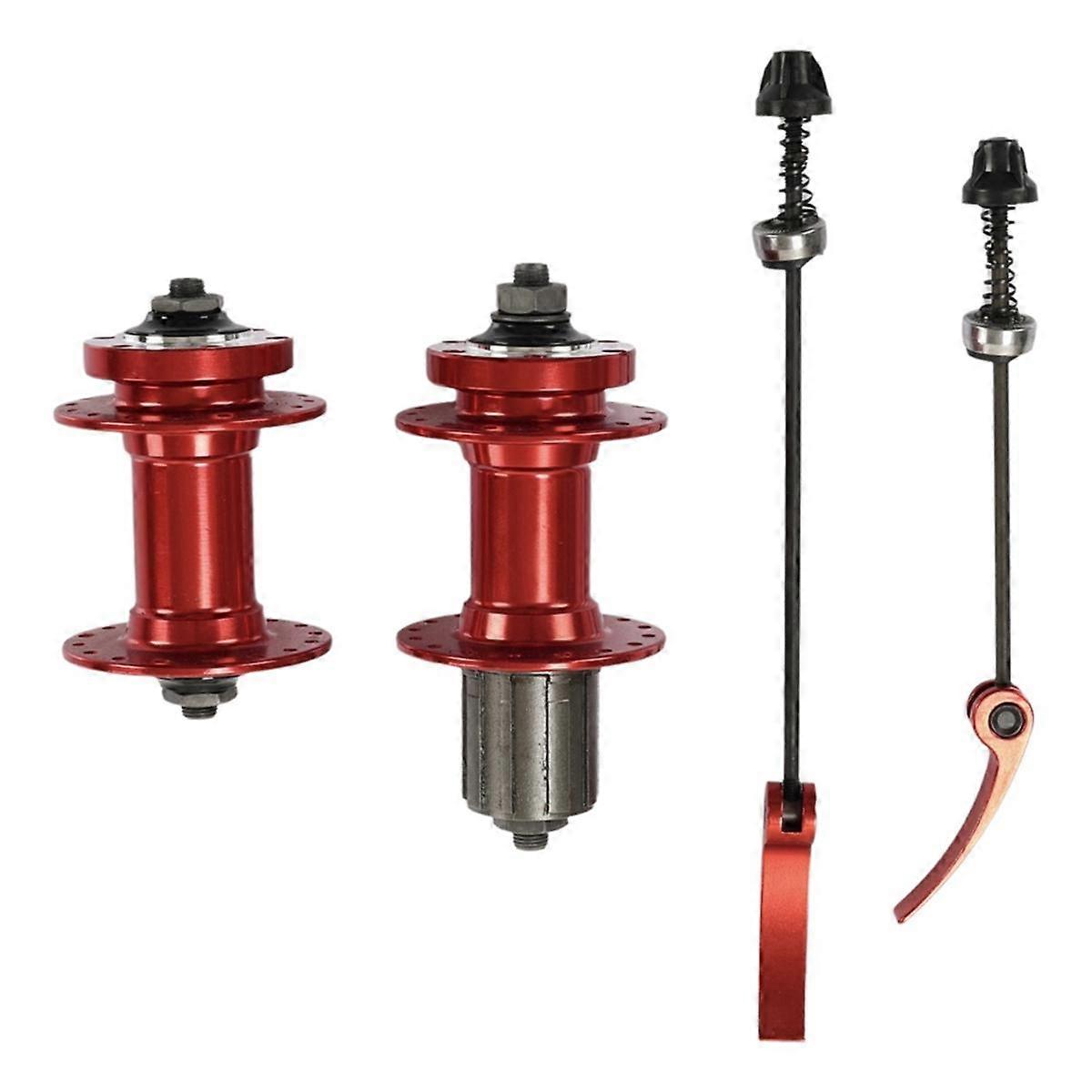 32-Hole Set of Card-Type Disc Brakes Huagu Mountain Bike Huagu Brakes Disc Brake Bicycle , Red