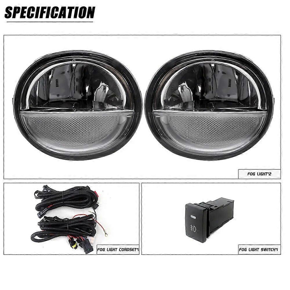 LED Front Bumper Fog Lamp Light For Toyota J70 LC70 LC71 LC76 LC78 LC79 Car Accessories Daytime Running Light