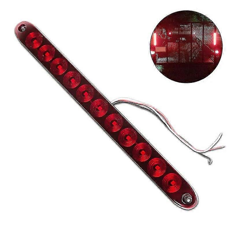 Car Red LED Brake Stop Lamp Turn Tail Signal Light Strip Warning Light for Truck Trailer Lorry RV Bus Car led Lights 12V