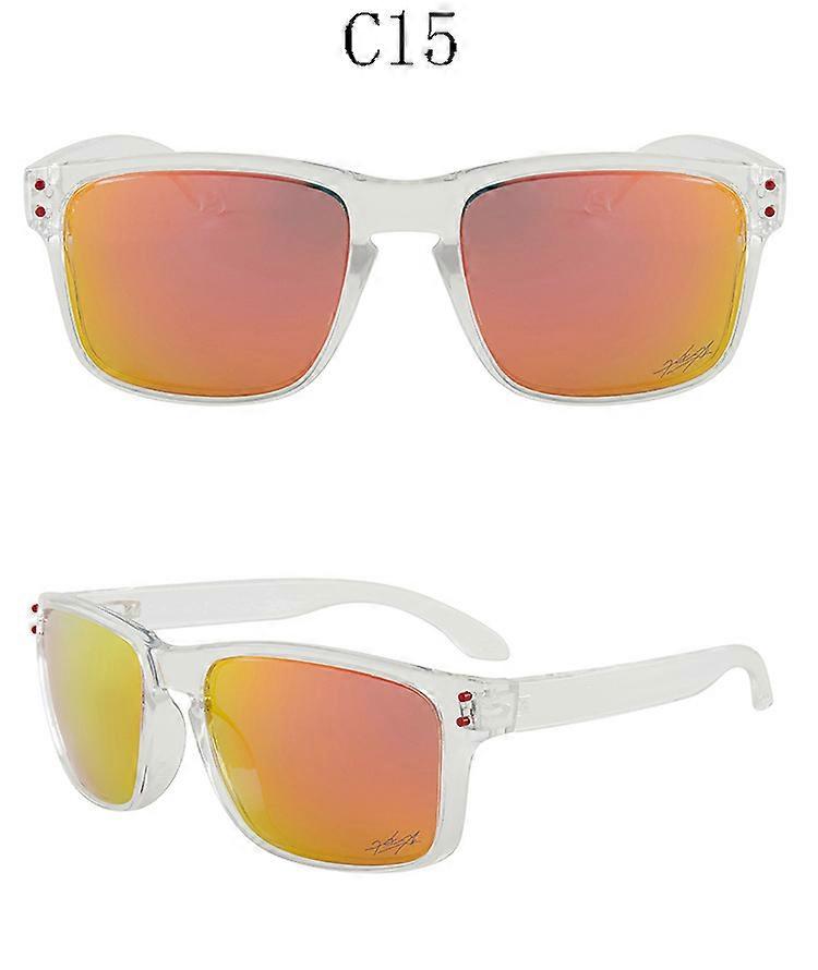 2023 מותג מרובע משקפי שמש גברים נשים מקוטבות אופנה משקפי שמש לנסיעות ספורט עיצוב משקפיים