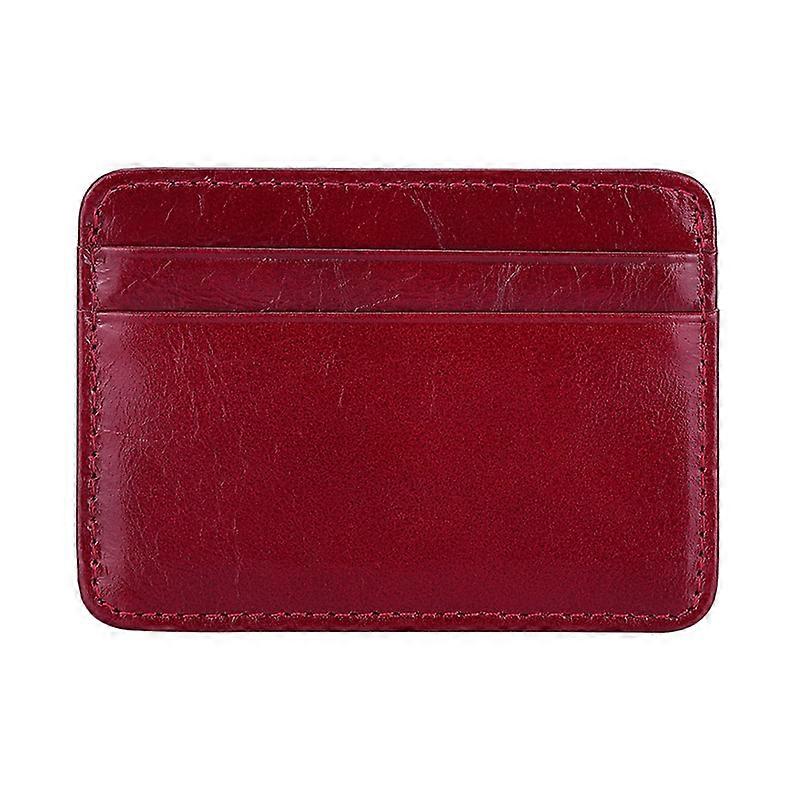 הגעה חדשה וינטאג' בגדי ריקוד גברים עור אמיתי מחזיק כרטיס אשראי ארנק קטן כסף תיק תעודת זהות מקרה מיני ארנק לגבר