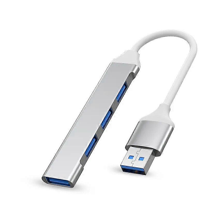 Mini USB Type C Hub 4Port Adapter USB3.1Multi Splitter 4in1 Docking Station UltraSlim SuperSpeed Aluminum For Computer Laptop PC