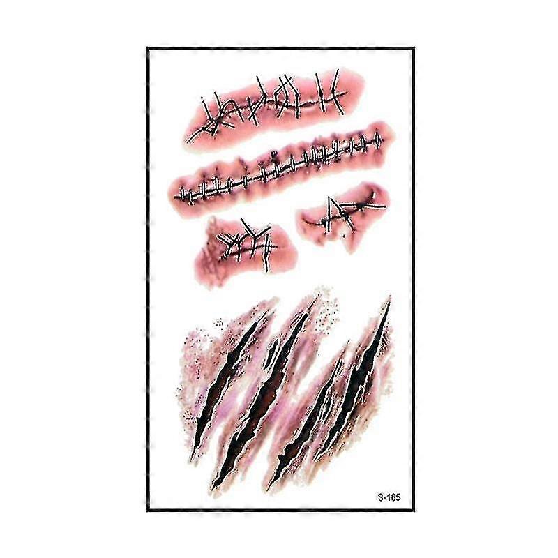 6pcs Y Stickers T Temporary Diy Fake Rat