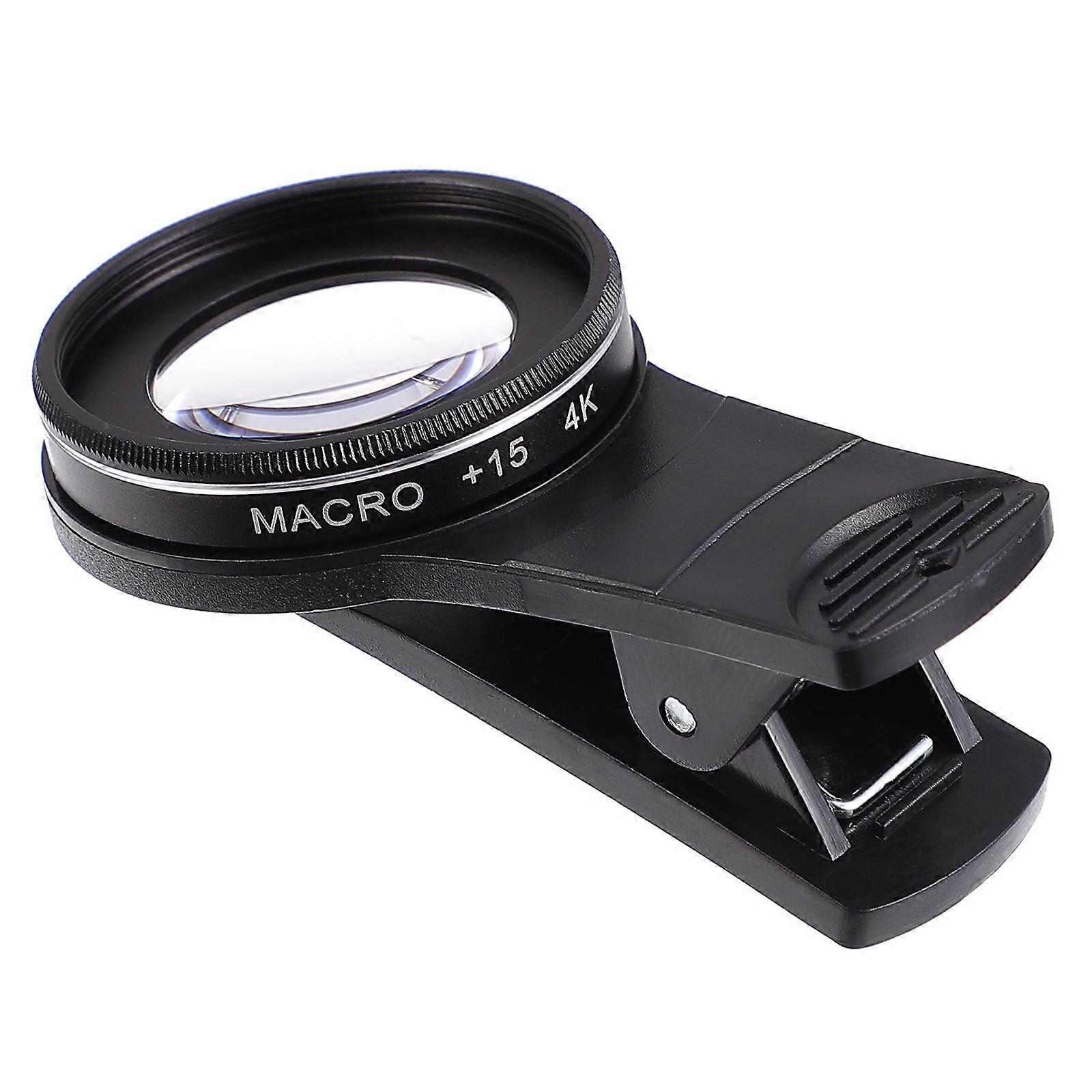 4k High Definition Phone Macro Lens Clip Design Phone SLR Camera Lens (15X 30X)