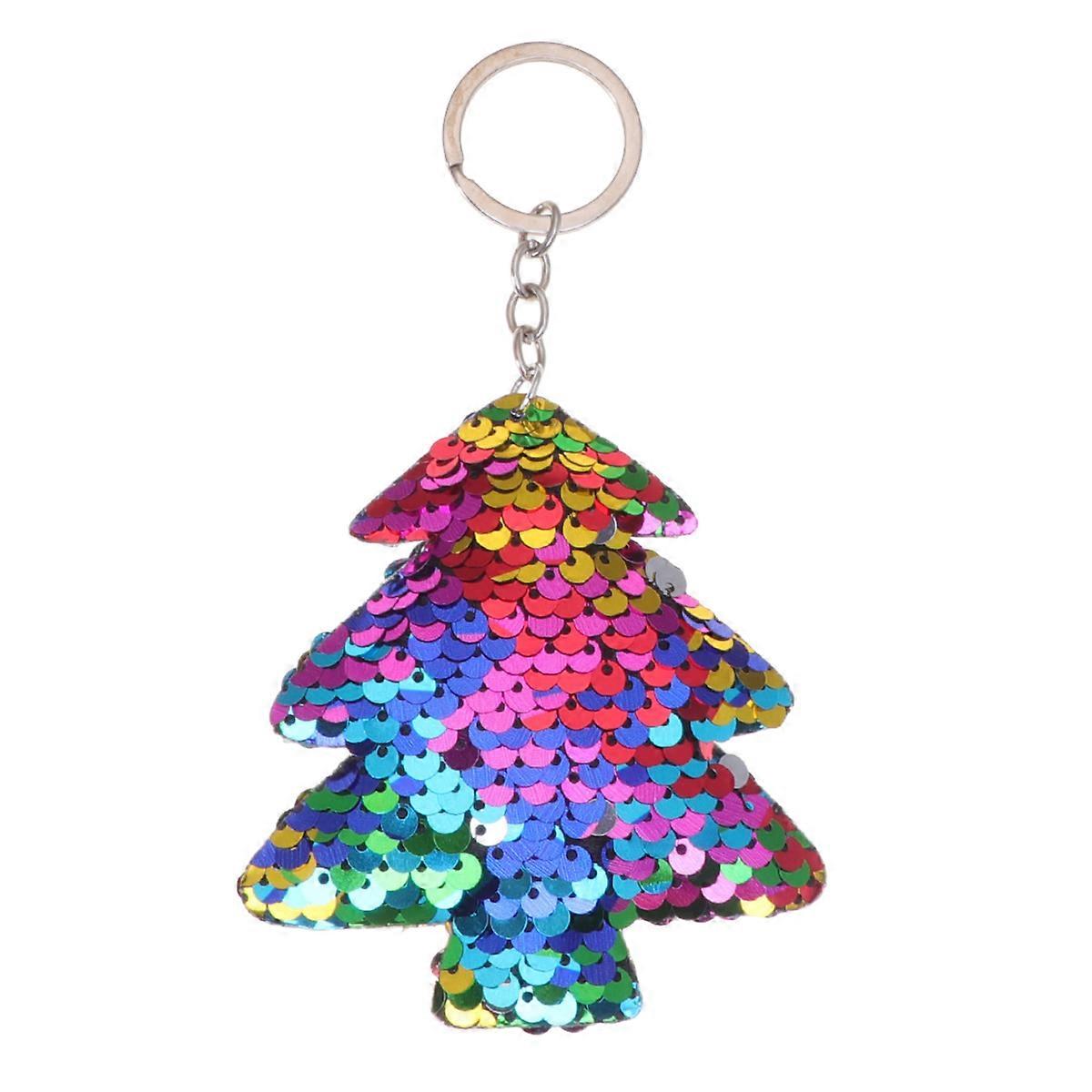 Car Keychains Christmas Party Favors Christmas Keychain Charm Sequin Keychain Charm Holiday Sequin Keychain