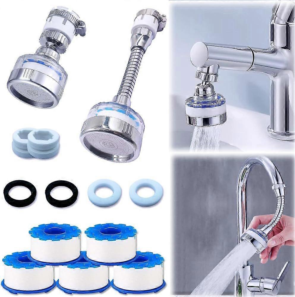 2PCS Sink Water Filter, Faucet Filter, 360 Rotating Faucet Filters