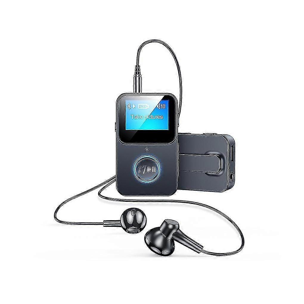 Bluetooth-compatible 5 0 Audio Receiver Stereo Sound Noise Reduction Mp3 Player Fm Transmitter Photography With Charging Line