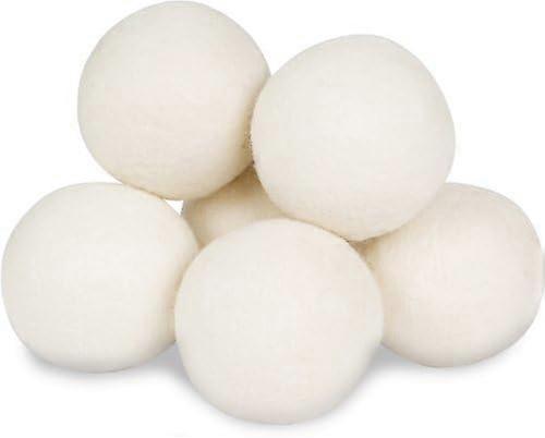 Wool Dryer Balls Reusable 6 Pack