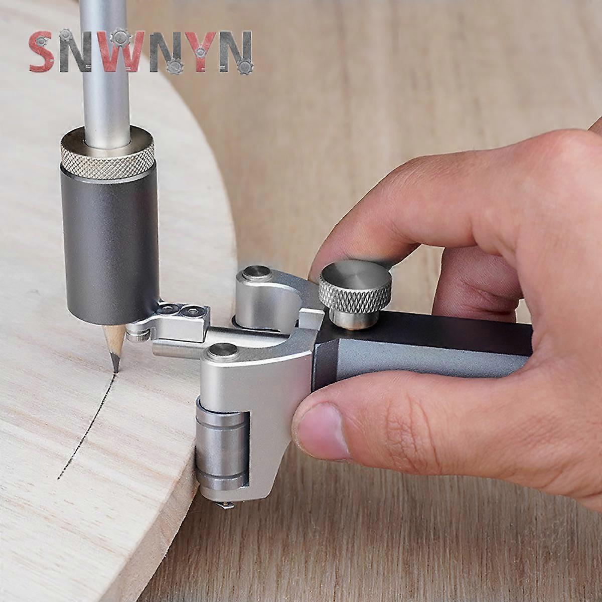 Woodworking Straight and Arc Dual-purpose Parallel Marker Multifunction Marking Tool