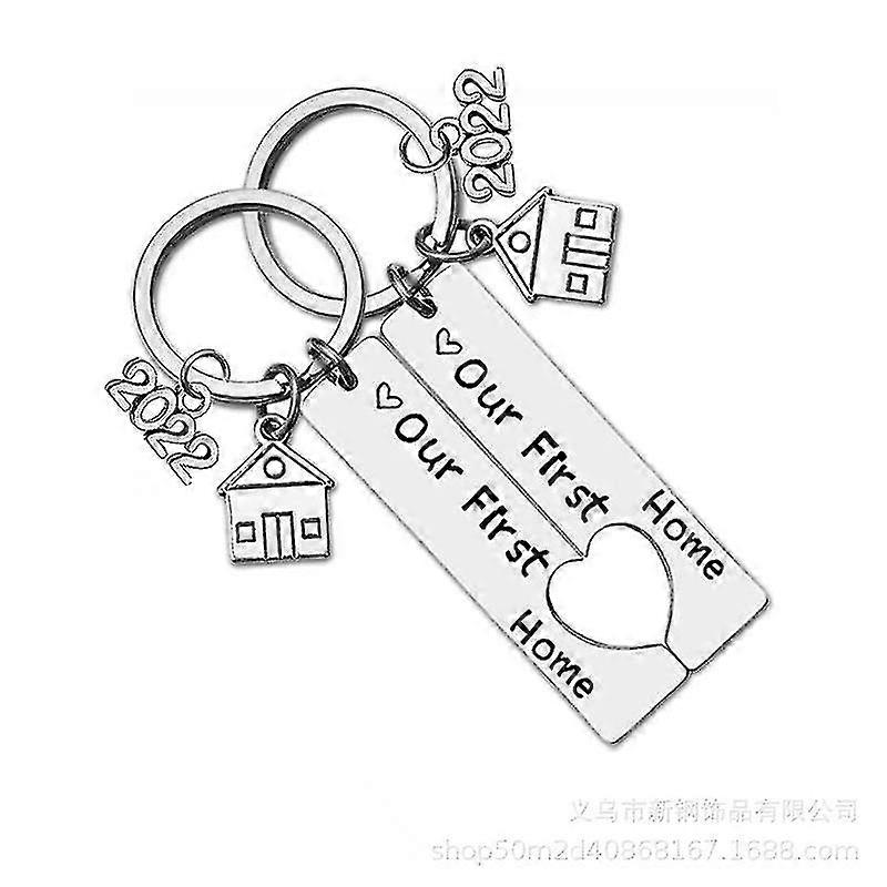 Our First Home Keychain Set For New Home Keychain Gift Housewarming Gift For New Homeowner Couples F