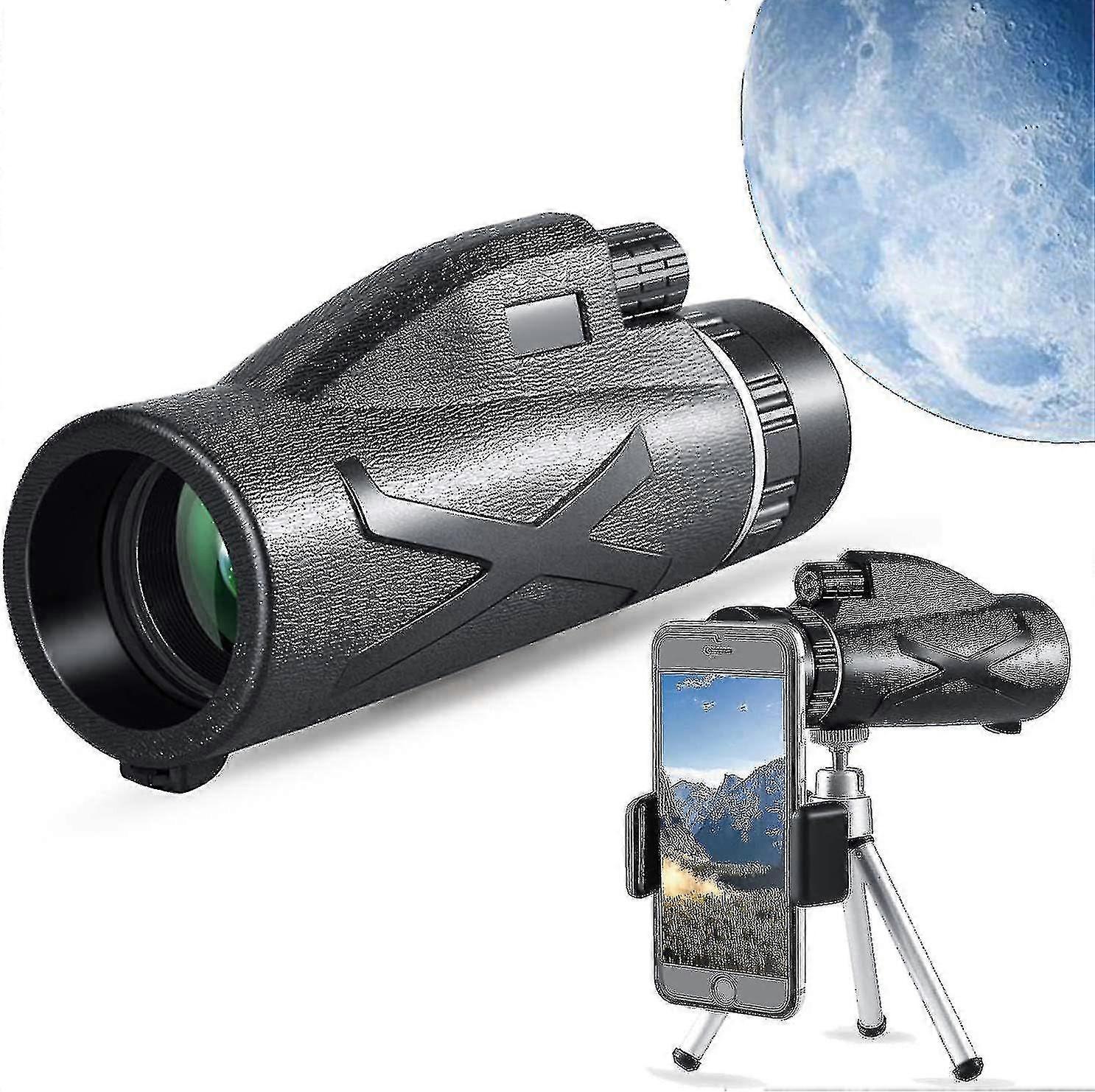12x50 Telescópio Monocular -hd Monocular Com Ph H E Tri