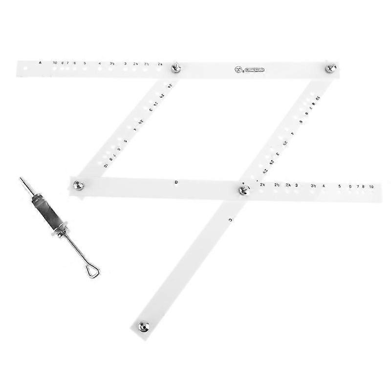 34cm Scale Drawing Ruler Reducer Enlarger Tool Pantograph Folding Ruler Office