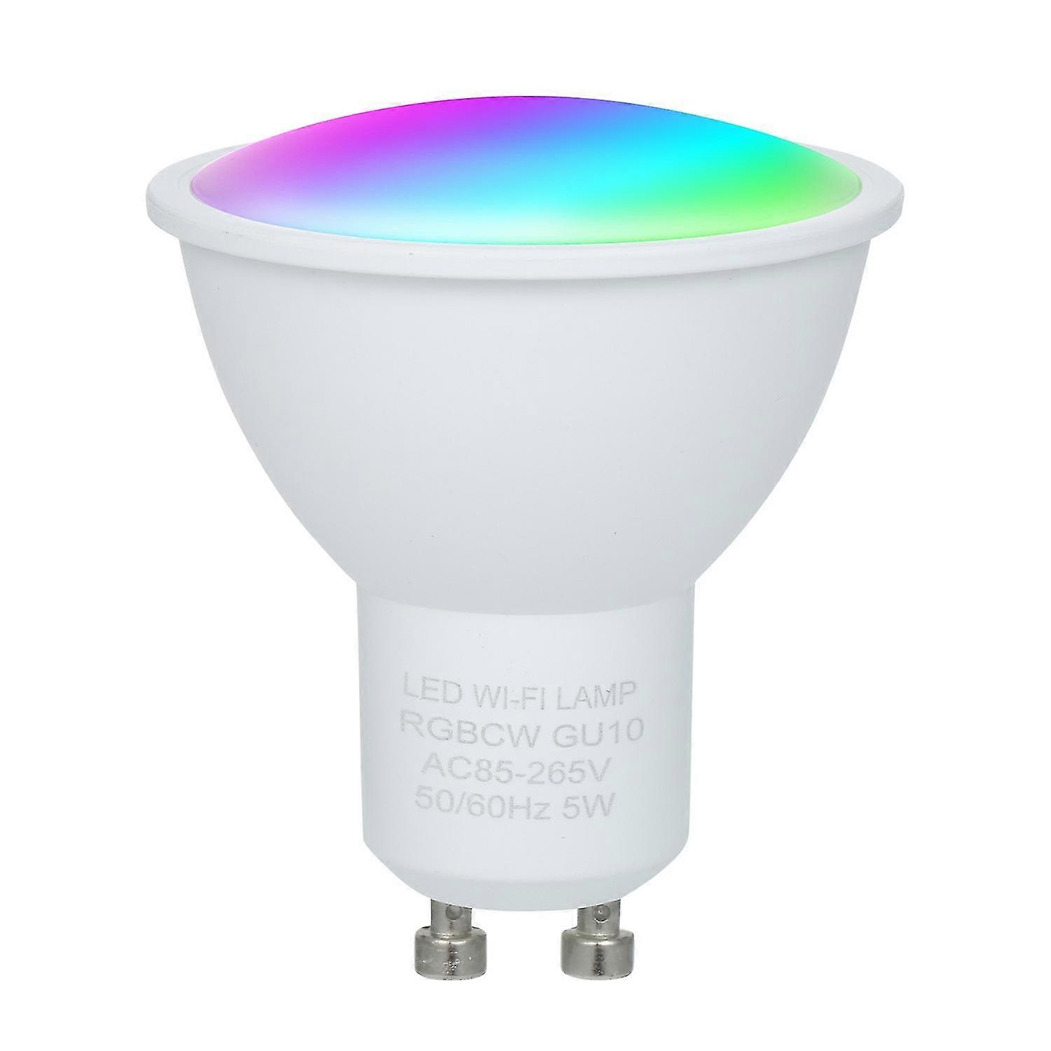 5W ZigBee Smart Bulb Dual Mode White & RGB 16 Million Colors GU10 Smart Lamp APP Remote Control Voic