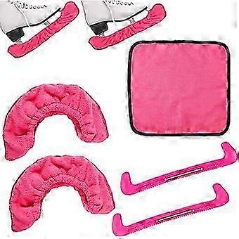 Ice Skate Guards & Soakers & Towel Kit, Soft Skate Blade Covers and Hard Skate