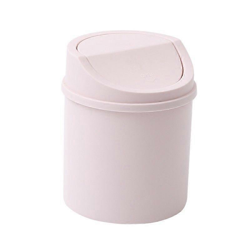 Desktop Trash Can Household Living Room Plastic Small Lid Mini Table with Creative Lid Garbage Table Trash Can