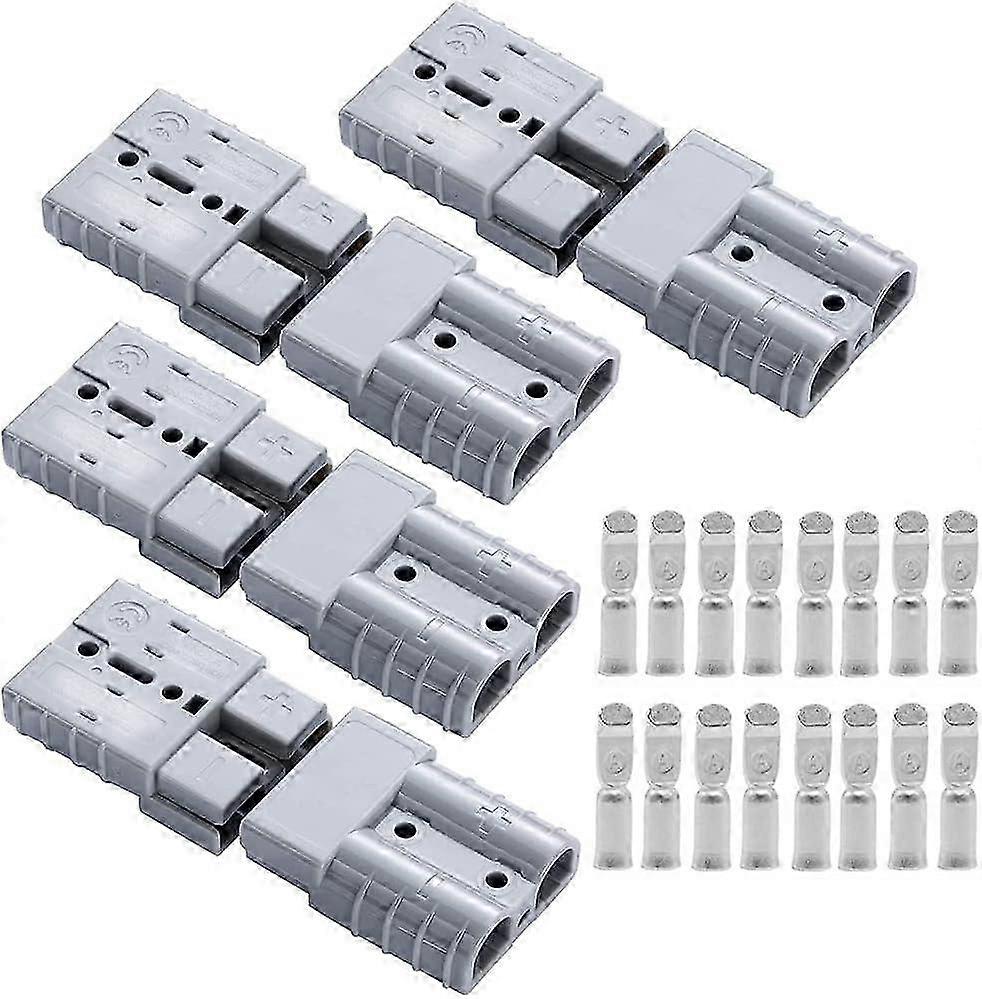 Connector 50A, Battery Quick Connector Plug 50 Amp 600V 8Pcs Quick Connection Plug Connector for And