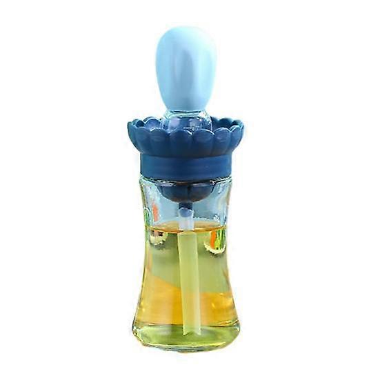 180ml Quantitative Oil Pot Leakproof Non-shedding Heat-resistant Wide Opening Visible Baking Oil Volume Control Brush Bottle Kitchen Supply