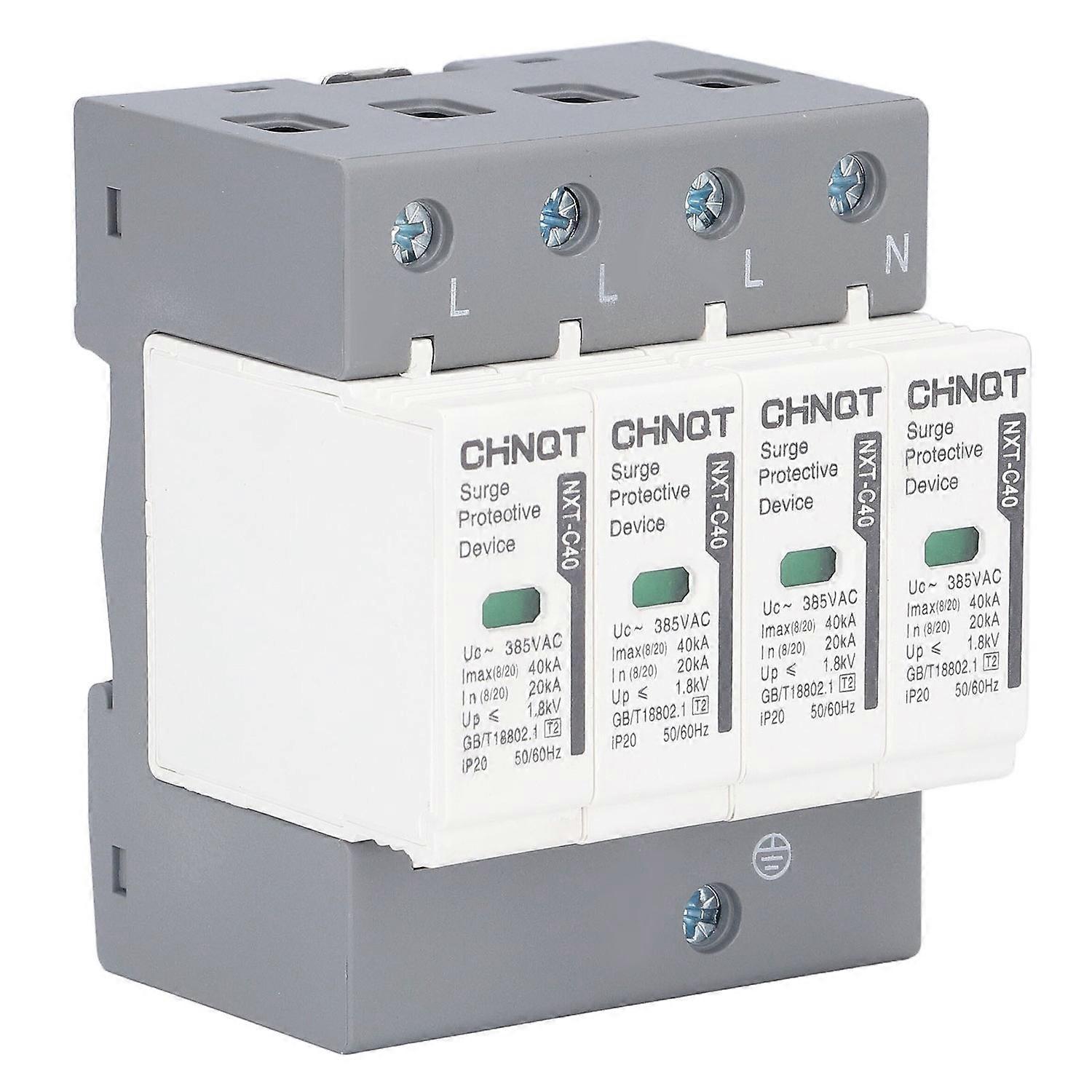 Surge Protective Device Voltage Protection Arrester Protector 4P 40KA 230/400V NTXC40