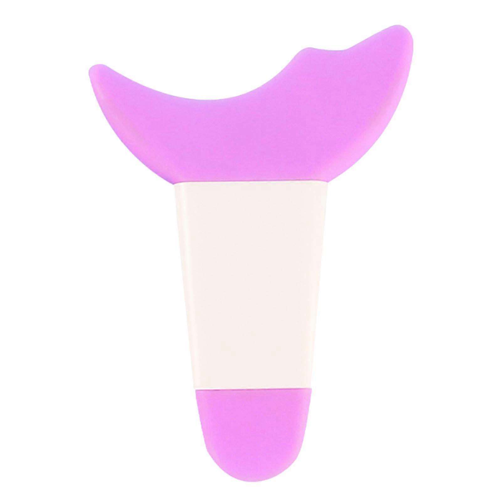 Mascara Eyelash Shield Tool Multifunctional Reusable Silicone Applicator Eyeliner Guard Purple