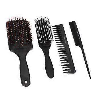 Detangling Hair Brush and Comb Set - Styling Paddle Brush Kit