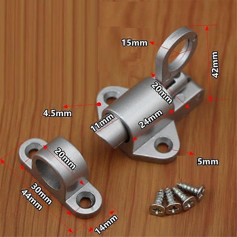 Cu arc Bolt Door Bolt Gate Security Automatic Lockch Bolt Gate Lock Hook Self-Close Spring Loaded
