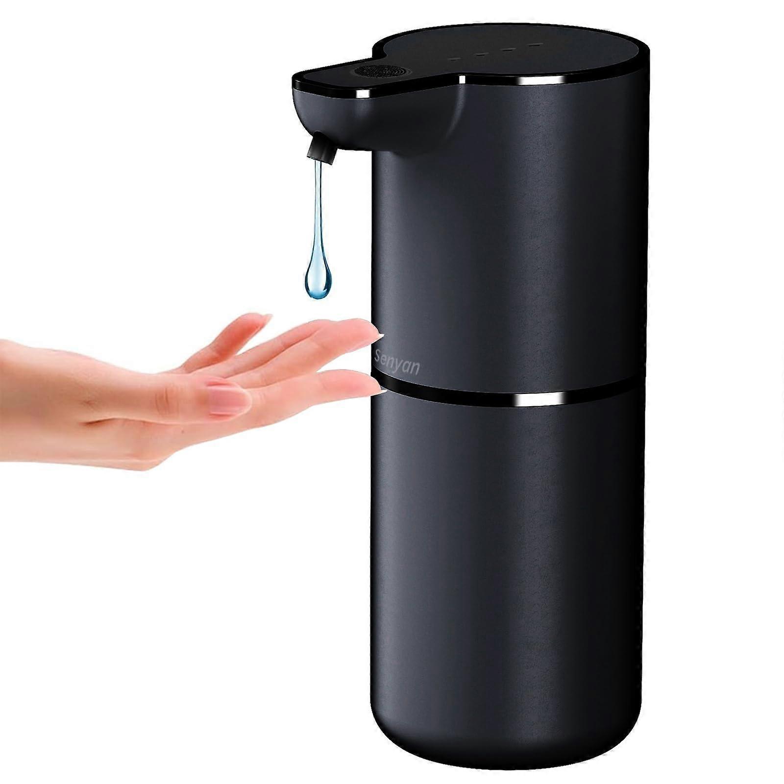 Senyan touchless soap dispenser electric 350ml 4 - level adjustable rechargeable for kitchen/bathroom matte