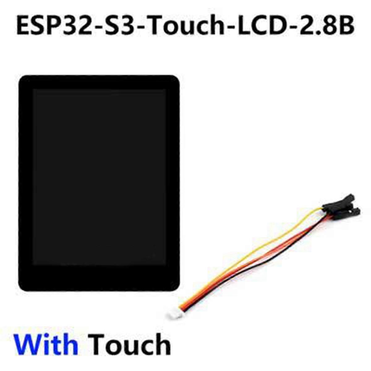 ESP32 S3 Development Board 2.8 Inch IPS Display 480x640 No Touch Screen QMI8658 Sensor/Battery Port
