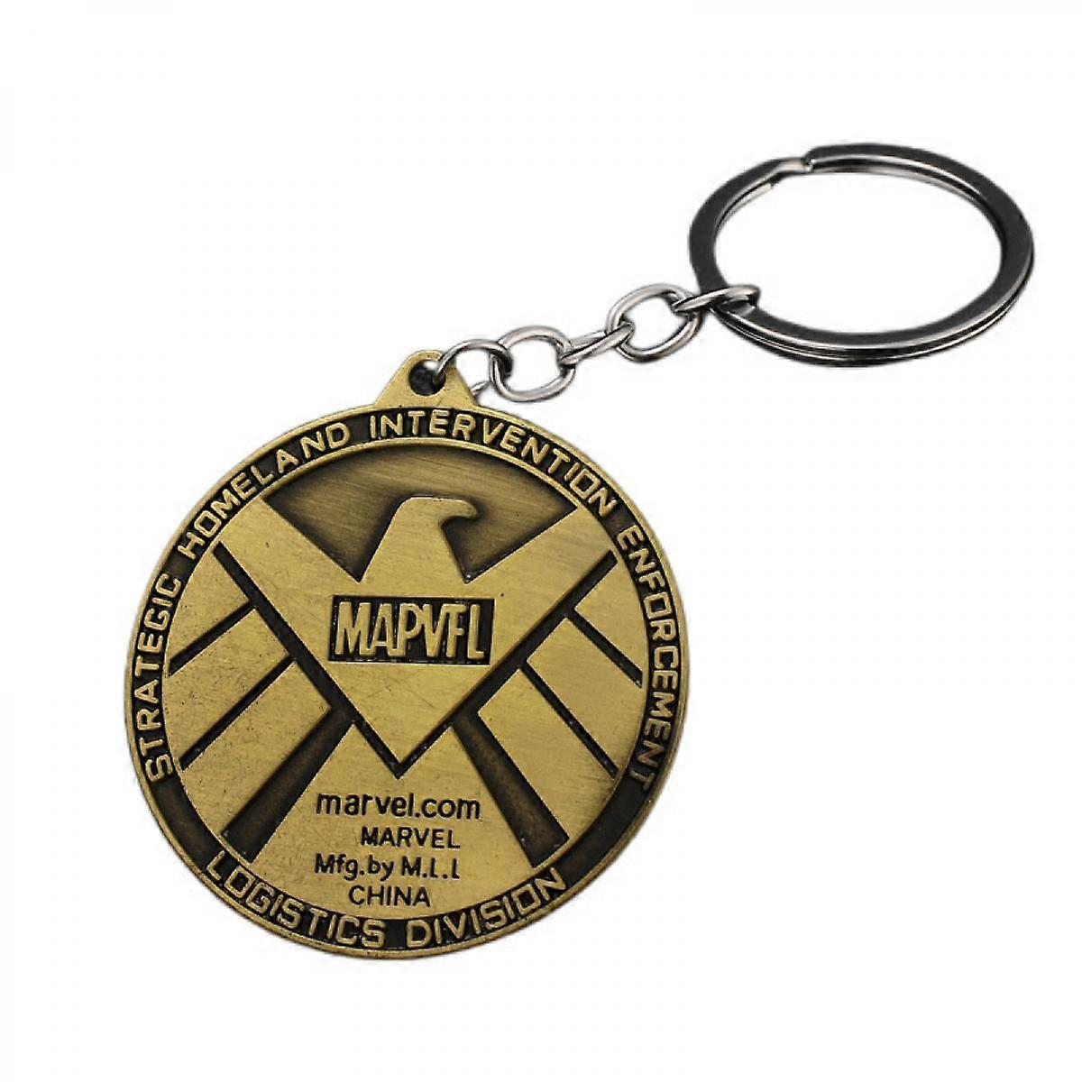 Bronze S.H.I.E.L.D. Keychain Avengers Keychain S.H.I.E.L.D. Shield Keychain