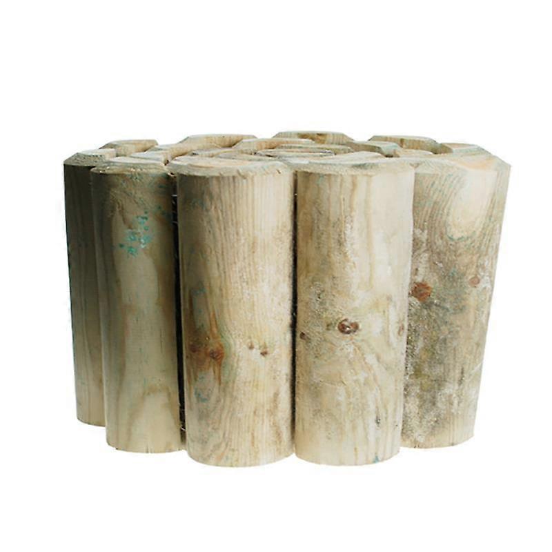22.5Cm (9") X (6ft) 1.8m Decorative Garden Border Log Roll