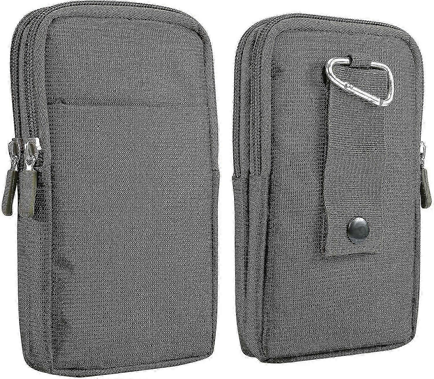 "حقيبة حزام بسحاب ، جيب الهاتف المحمول للرجال" f54