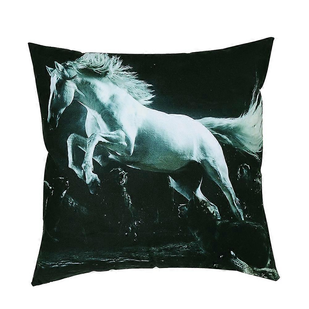 Animal Pattern Fleece Pillowcase Cushion Pad for Cars and Home, Breathable Material, Soft, Stylish Design