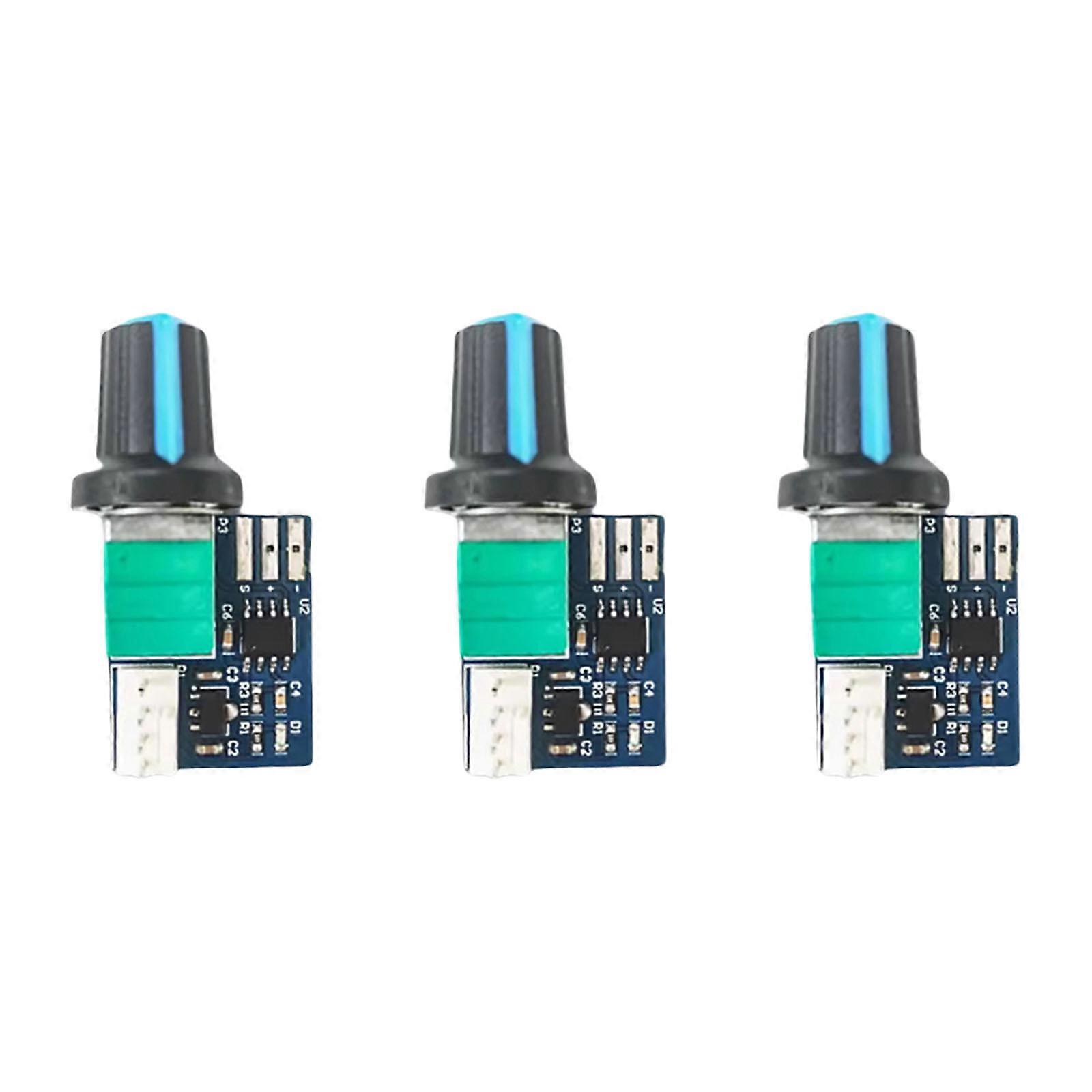 12V Fan Speed Adjuster 4Pin Single Channel Fan Speed Controller for Gamers Optimized Computer Airflow