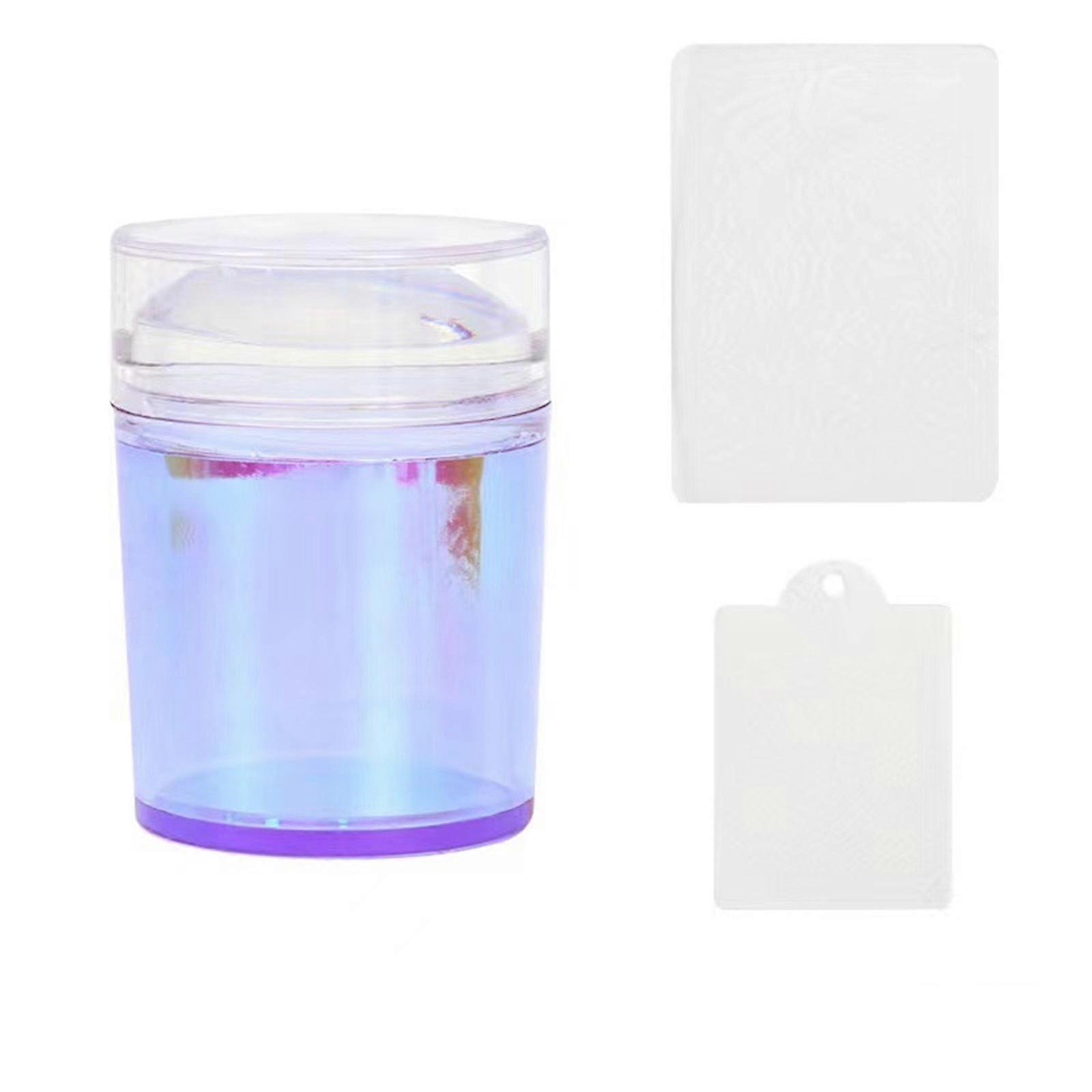 Silicone Fingertip Printing French Nail Seal Transparent Jelly Template Artistic Pattern DIY Scraper Accessories Tool