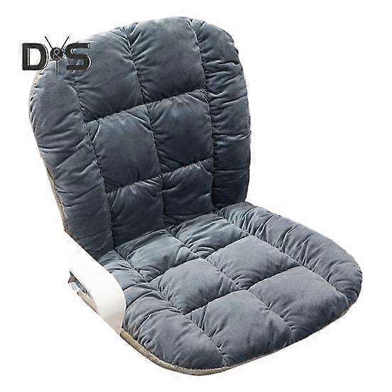 Winter Desk Chair Cushion with Back Support And Removable Washable Cover Thickened Telescopic Straps for Anti-Slip Office Chair Seat Cushion Rocking
