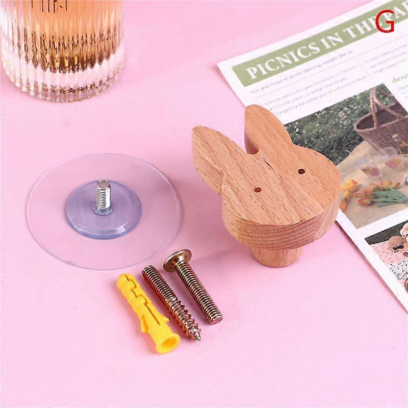 2025 Solid Wood Wall Hook Towels Coat Clothes Storage Hook Self Adhesive Wall Hanger