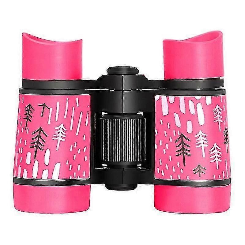 4X30耐衝撃ゴム調節可能なミニ重量の子供の望遠鏡(ピンク)